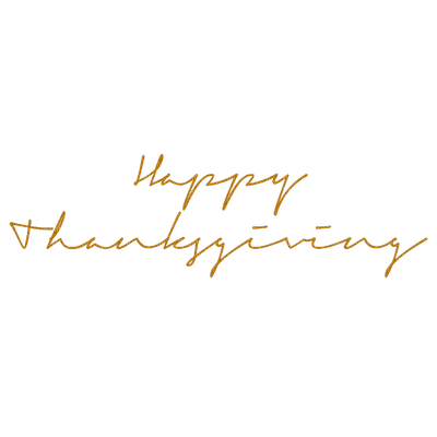 Happy Thansgiving Text - Bogusia - Free PNG