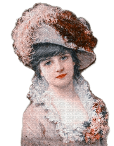 woman with hat milla1959 - 無料png