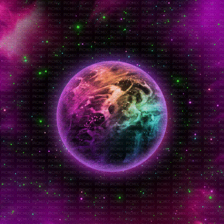 Rena animated purple Space Background Hintergrund - Бесплатни анимирани ГИФ