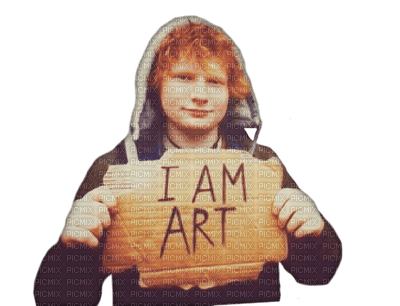 Kaz_Creations Ed Sheeran Singer Music Man Homme - png gratis