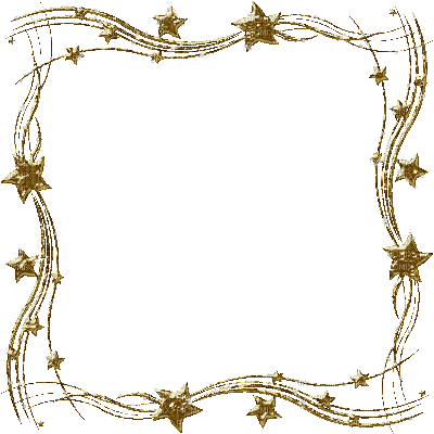 Frame Gold Stars - Bezmaksas animēts GIF