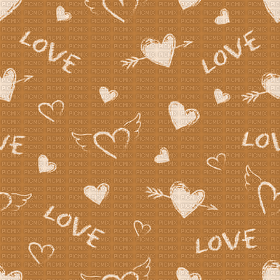 Love, Heart, Hearts, Brown, Deco, Background, Backgrounds - Jitter.Bug.Girl - png gratuito