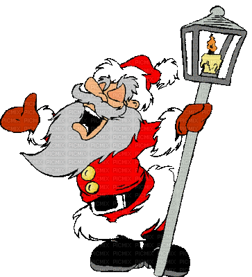 Kaz_Creations Christmas Animated Santa Claus - Free animated GIF