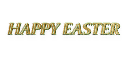 Happy Easter text - безплатен png