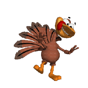 dancing turkey - Ilmainen animoitu GIF