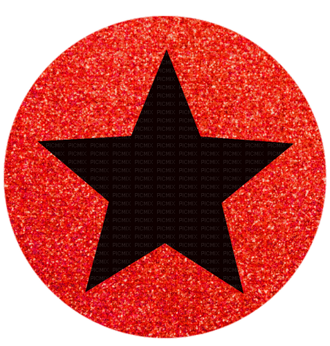 Star Glitter Red - by StormGalaxy05 - PNG gratuit