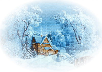 loly33 paysage hiver noel - δωρεάν png