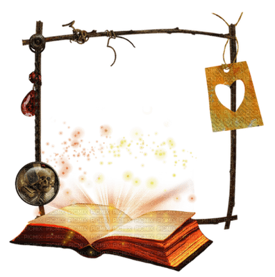laurachan magic book - nemokama png
