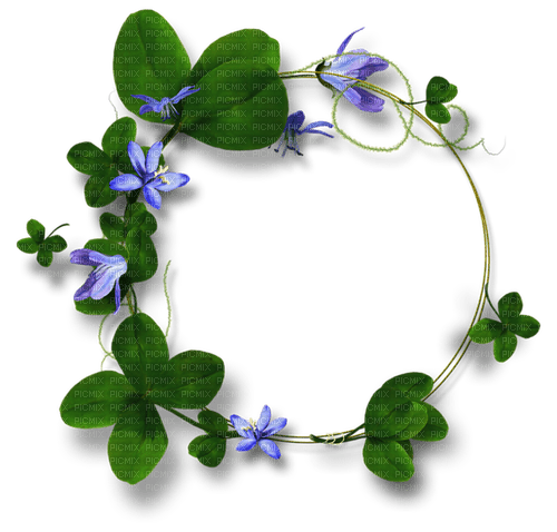 Bluebell wreath Bb2 - Free PNG