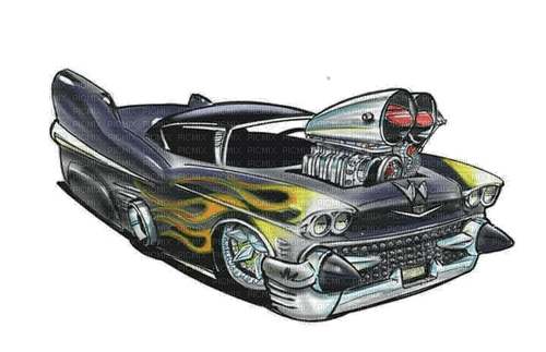 Hot Rod car - darmowe png