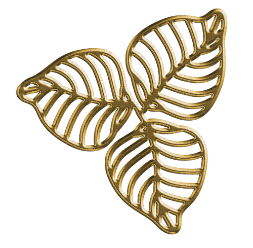 kikkapink deco scrap gold leaf - png grátis