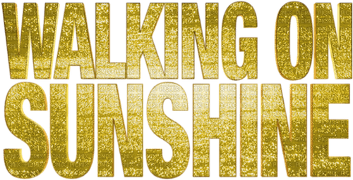 Walking On Sunshine Text - Bogusia - gratis png