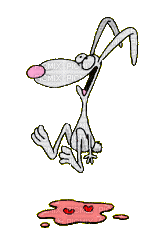 jump rabbit - Бесплатный анимированный гифка