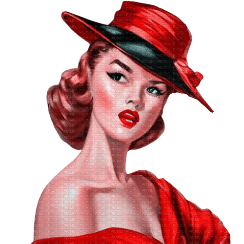 kikkapink vintage woman fashion hat - nemokama png