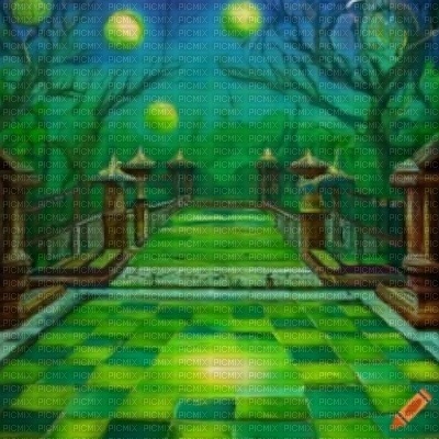 Green Fantasy Chessboard - фрее пнг