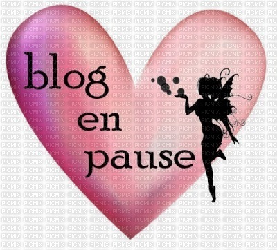 coeur blog en pause - png gratis