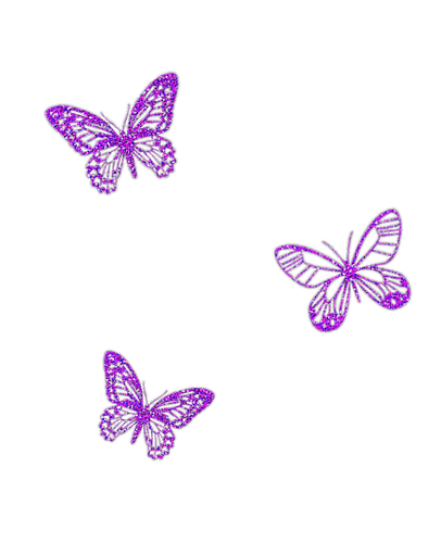 butterfly scrap deco purple ♥ - 無料png