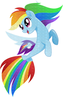 Rainbow dash seapony - бесплатно png