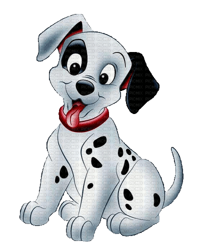Hund, Dalmatiner, Disney - Nemokamas animacinis gif