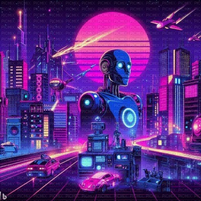 Cyberpunk Vaporwave - Free PNG