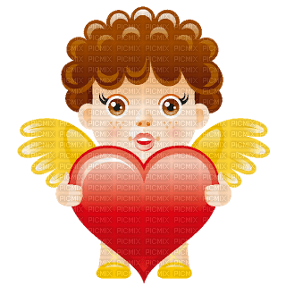 Kaz_Creations Valentines Love Cute Baby Angels - png ฟรี