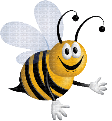 Kaz_Creations Cute Cartoon Love Bees Bee Wasp, kaz_creations , cute ,  cartoon , love , bees , bee , wasp - Free animated GIF - PicMix