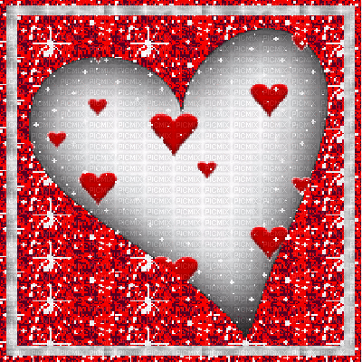Kaz_Creations  Animated Red Glitter Hearts Backgrounds Background - Free animated GIF