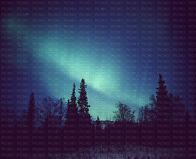 Northern lights - GIF animado gratis