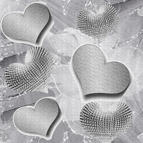 Di/ background.heart.anim.silver.idca - Zdarma animovaný GIF