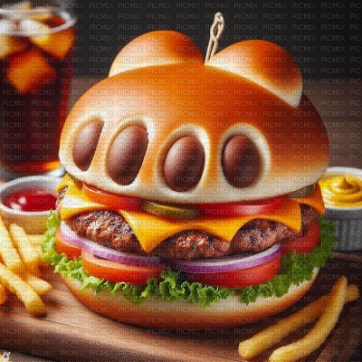 Weird Burger - 免费PNG
