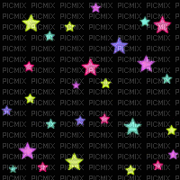 image encre animé effet scintillant  étoiles néon edited by me - GIF animé gratuit