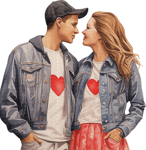 ♡§m3§♡ vday red couple love image png - gratis png