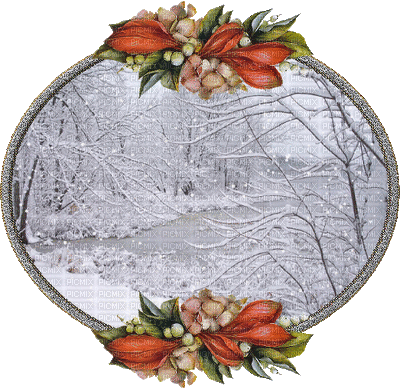 winter hiver paysage landscape forest snow neige fond background - 免费动画 GIF