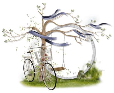 Kaz_Creations Trees Tree Bicycle Bike Trike - δωρεάν png