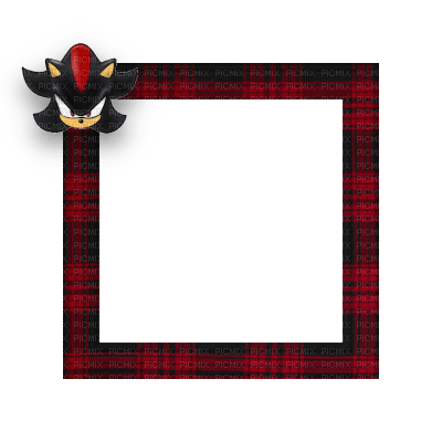 Small Black/Red Frame - zdarma png