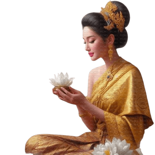 loly33 femme lotus - darmowe png