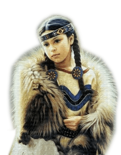 Rena Native American Girl Mädchen Indianerin - 免费PNG