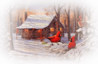 loly33  paysage hiver noel - kostenlos png