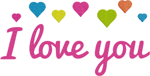 I Love You - Free PNG
