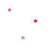 pink n red stars - GIF animate gratis