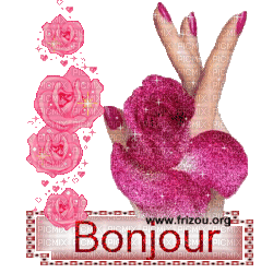 Bonjour romantik - Bezmaksas animēts GIF