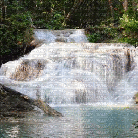 vesiputous, waterfall - Animovaný GIF zadarmo