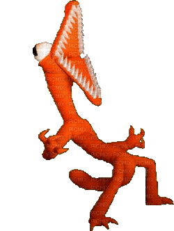 Orange - rainbow friends - Darmowy animowany GIF