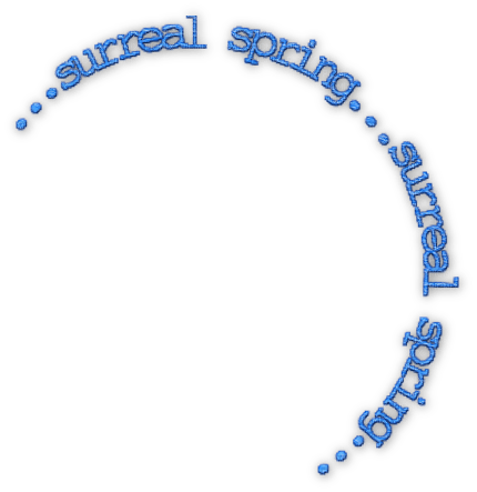 soave text surreal spring blue - png gratis