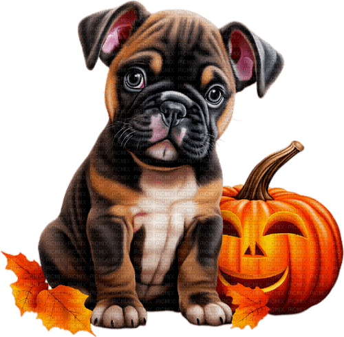 halloween dog by nataliplus - Free PNG