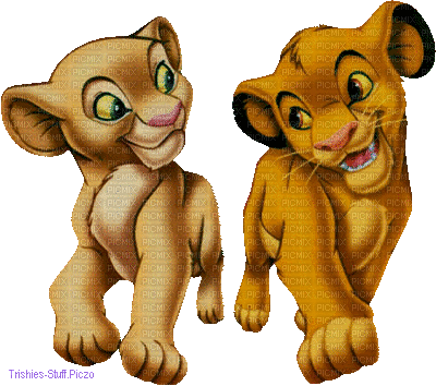 simba lion king  nala gif - Безплатен анимиран GIF
