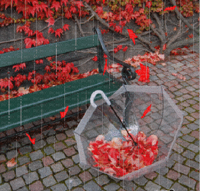 automne pluie fond gif autumn bg - GIF animasi gratis