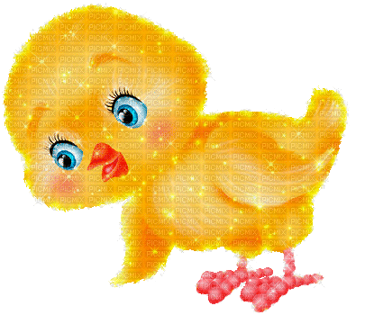 Easter  chick  by nataliplus - GIF animado gratis