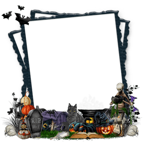 loly33 frame halloween - kostenlos png