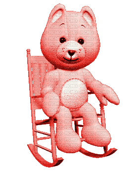 ani--nalle-rosa-----teddybear - Free animated GIF